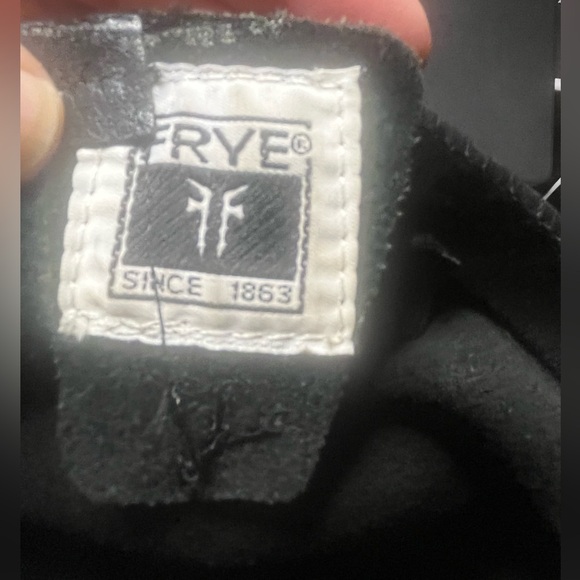 Frye Veronica slouch black leather boots size 9 - Picture 2 of 3